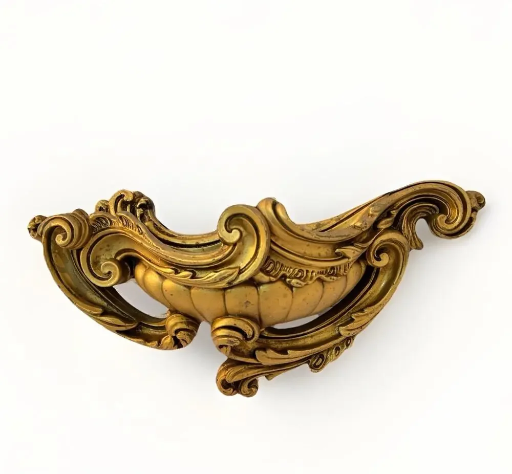 Vintage MCM Ornate Wall Pocket Planter Universal Statuary Hollywood Regency 19”L